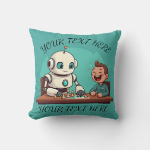 Cojín Decorativo Personalizado personalizada Retro Robot