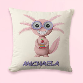 Cojín Decorativo Personalizado personalizado Axolotl