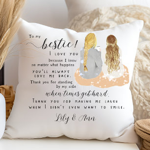 Cojín Decorativo Personalizado personalizado mejor amigo regalo Bes