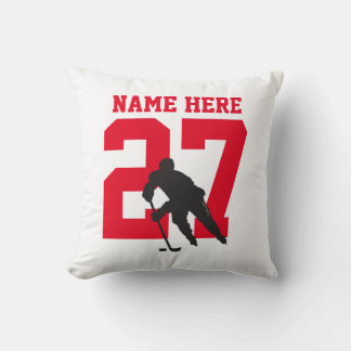 Cojín Decorativo Personalizado personalizado nombre jugador de hock