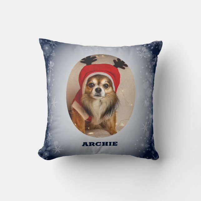 Cojín Decorativo Personalizado Photo Dog (Anverso)