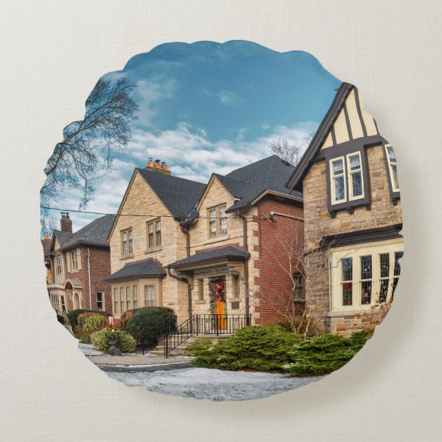 Cojín decorativo personalizado redonda Decorativo  (Anverso)