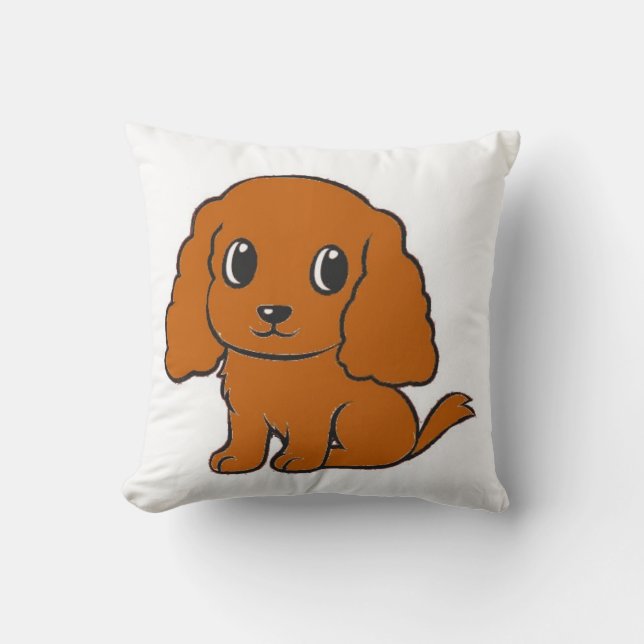 Cojín Decorativo personalizado ruby de cavalier kcs (Anverso)