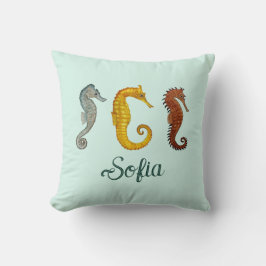 Cojín Decorativo Personalizado Seahorse