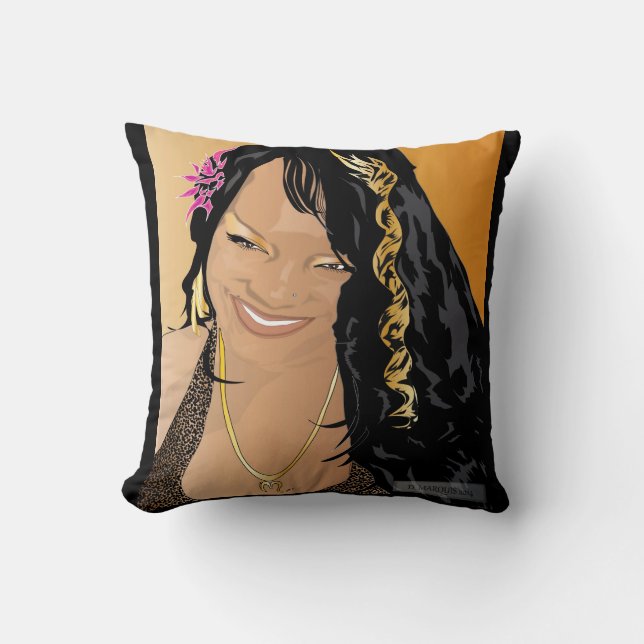COJÍN DECORATIVO PERSONALIZADO- SHANTINA (Anverso)