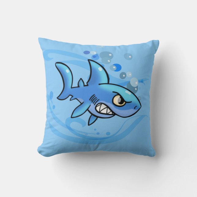 Cojín Decorativo Personalizado Shark (Anverso)