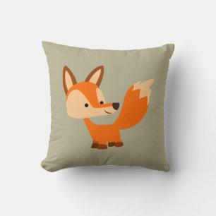 Cojín Decorativo Personalizado simpático lindo Fox Pillow