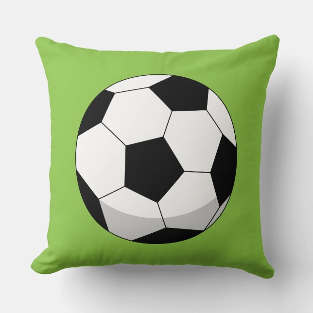 Cojín Decorativo Personalizado Soccer Ball (Anverso)