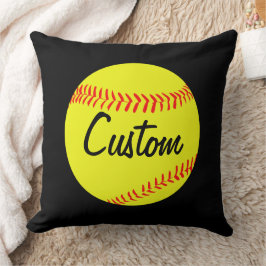 Cojín decorativo personalizado Softball