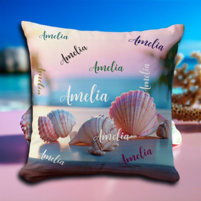 Cojín Decorativo Personalizado Summer Beach Elegant (Subido por el creador)