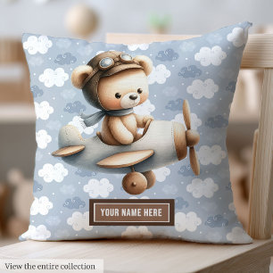 Cojín Decorativo Personalizado Teddy Bear Pillow para niñera