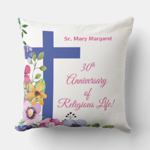 Cojín Decorativo Personalizar, 30 años de la vida religiosa