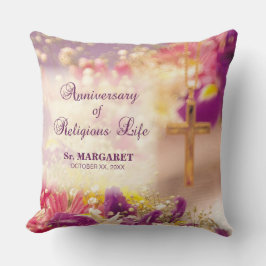 Cojín Decorativo Personalizar, Aniversario Vida Religiosa, Nun