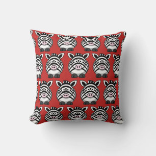 Cojín Decorativo Personalizar Cute Zebra Pillow