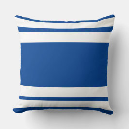 Cojín Decorativo Personalizar Deportes Azules Y Blancos Añadir Nomb