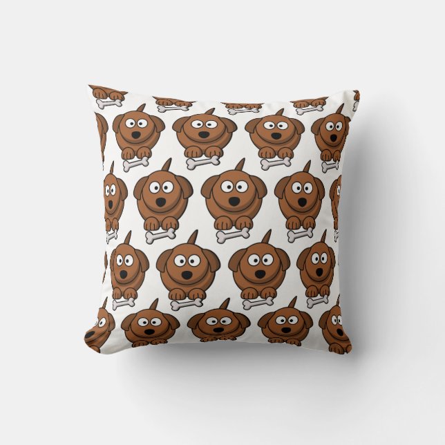 Cojín Decorativo Personalizar Perro Cute (Anverso)