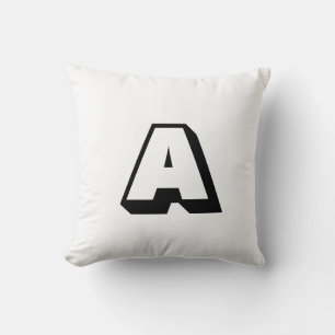 Cojín Decorativo Personalizar, personalizar alfabeto monograma inic