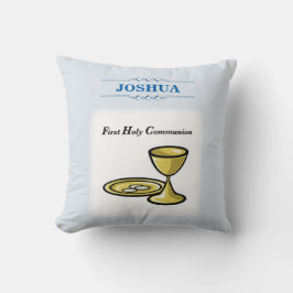 Cojín Decorativo Personalizar, primer cuerpo de comunión y sangre