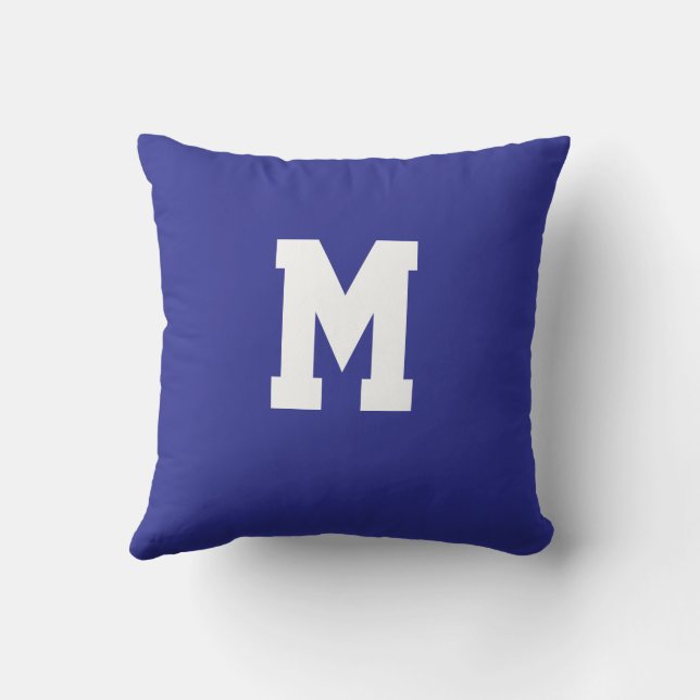 Cojín Decorativo Personalized Alphabet  Throw Pillow (Reverso)