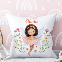 Cojín Decorativo Personalized Baby Girl Pillow With A Fairy Print
