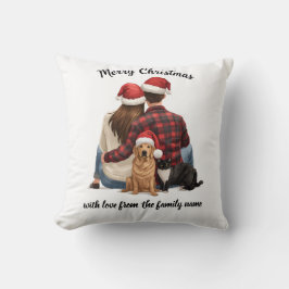 Cojín Decorativo Personalized Family Christmas 2025
