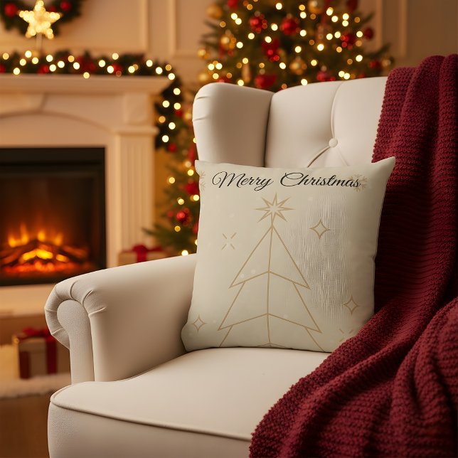 Cojín Decorativo “Personalized Family Christmas Photo Pillow” (Subido por el creador)