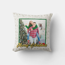 Cojín Decorativo Personalized Family Christmas Stylish Photo