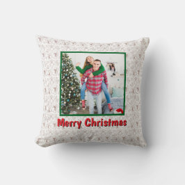 Cojín Decorativo Personalized Family Christmas Stylish Photo