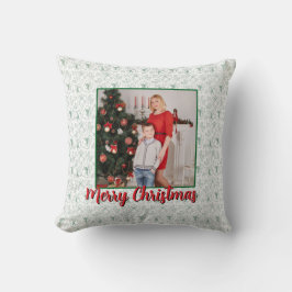 Cojín Decorativo Personalized Family Christmas Stylish Photo