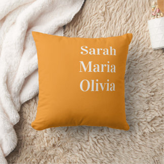 Cojín Decorativo Personalized Family Name Throw Pillow Case, Custom