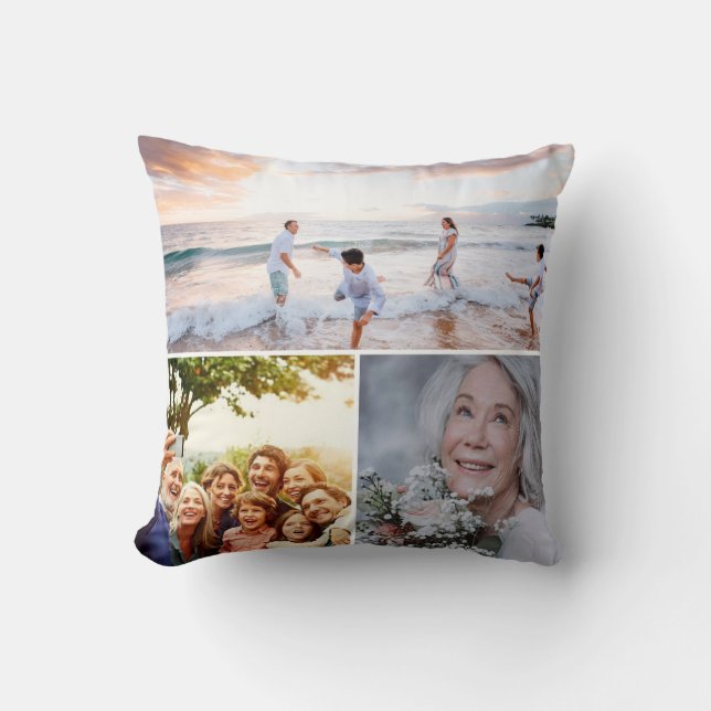 Cojín Decorativo "Personalized Family Photo Pillow – Custom Keepsak (Anverso)