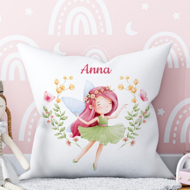 Cojín Decorativo Personalized Feminine Fairy Girl Throw Pillow (Subido por el creador)