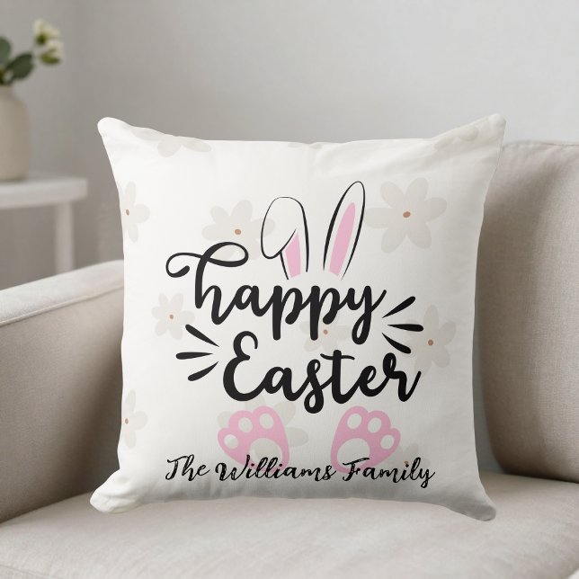 Cojín Decorativo Personalized Happy Easter Throw Pillow (Subido por el creador)