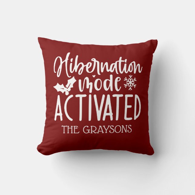 Cojín Decorativo Personalized Hibernation Mood Activated Christmas  (Anverso)