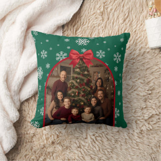 Cojín Decorativo Personalized Holiday Cushion with Editable photo