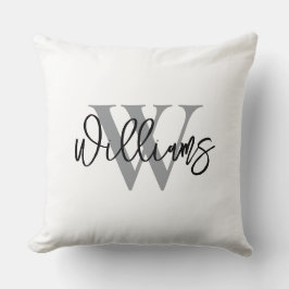 Cojín Decorativo Personalized Last Name Wedding Throw Pillow