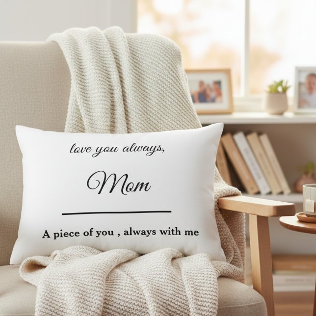 Cojín Decorativo “Personalized Loving Memory Pillow for Mom” (Subido por el creador)