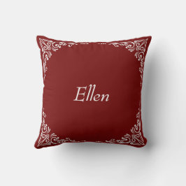 Cojín Decorativo Personalized Modern Elegant Typography Name