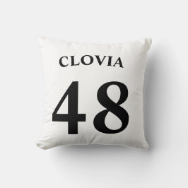 Cojín Decorativo Personalized name and Jersey number 