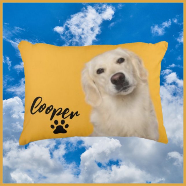 Cojín Decorativo Personalized Pet  Photo Dog Lover with Photo (Subido por el creador)