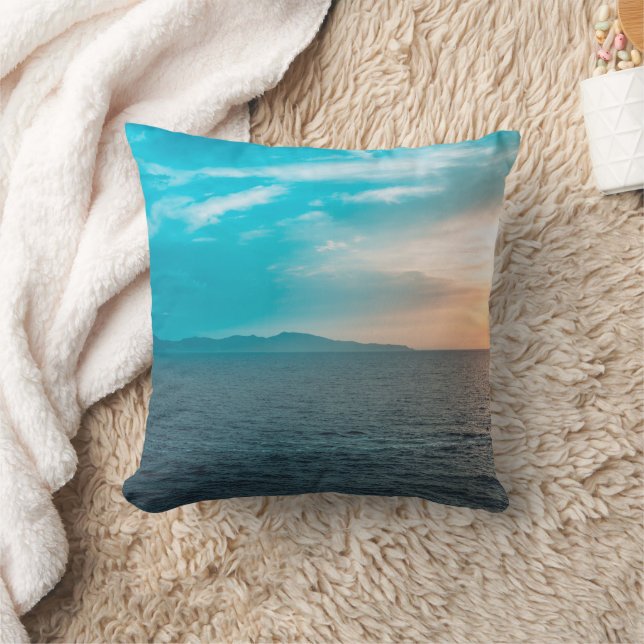 Cojín Decorativo Personalized Photo Throw Pillow (Manta)