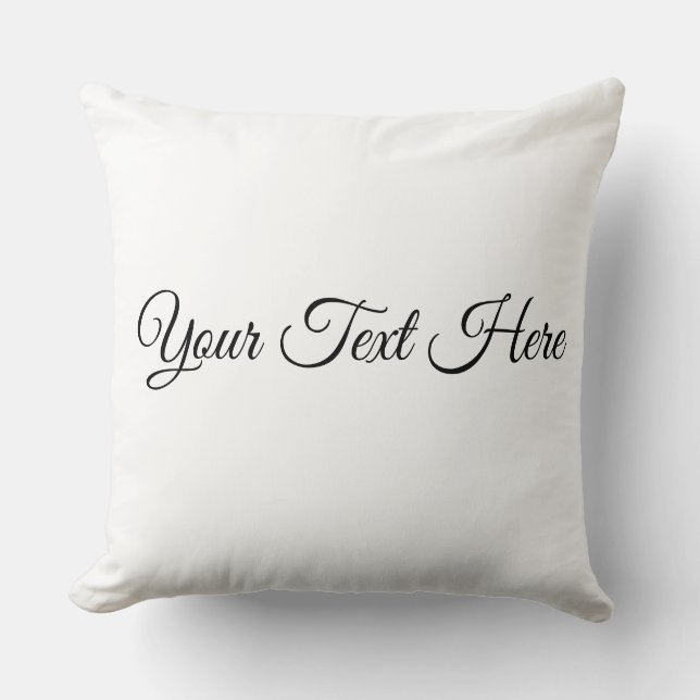 Cojín Decorativo Personalized Pillow with Your Text  (Anverso)