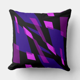 Cojín Decorativo Perspectiva de abstracción de Mazipoodles Azul neg