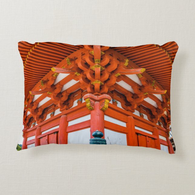 Cojín Decorativo Perspectiva de Pagoda de abajo hacia arriba, Miyaj (Reverso)