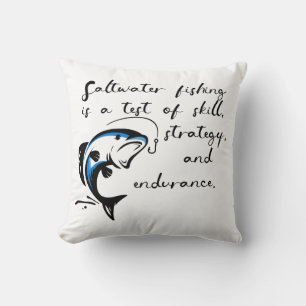 Cojín Decorativo Pesca de agua salada.