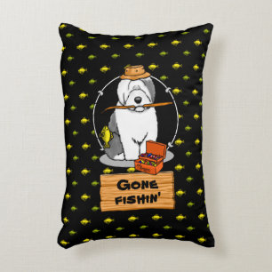 Cojín Decorativo Pesca de perro perro perro de perro de perro de pe