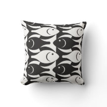 Pescado blanco y negro: Pillow de MoJo