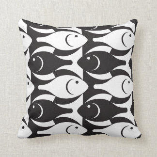 Cojín Decorativo Pescado blanco y negro: Pillow de MoJo