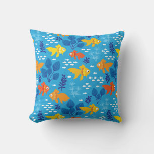 Cojín Decorativo Pescado de oro en acuario
