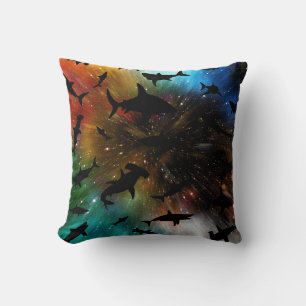 Cojín Decorativo Pescado de tiburón moderno jaws ballena bajo la ga